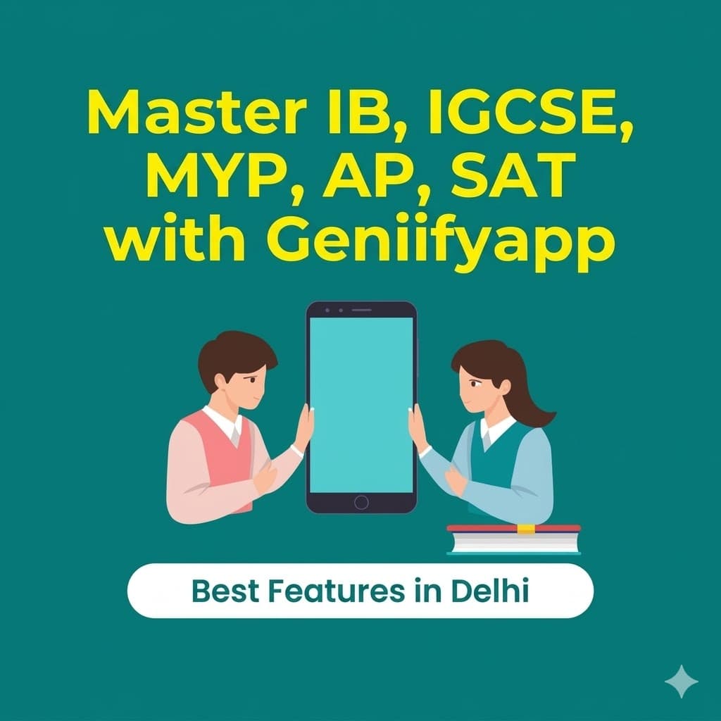 Master IB, IGCSE, MYP, AP, SAT with Genify App: Best Tuition in Delhi (Online, Offline, Hybrid)