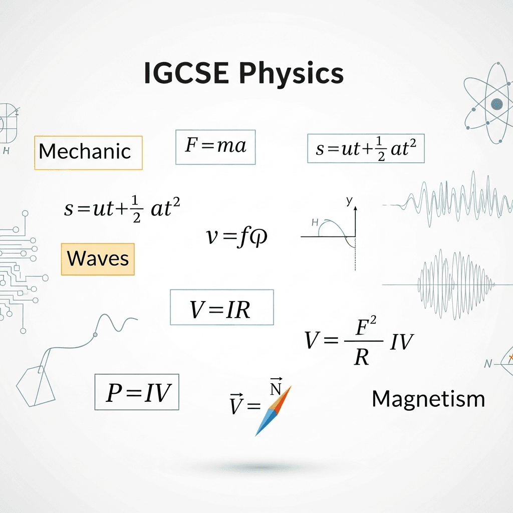 Mastering IGCSE Physics: Your Ultimate Formula Sheet Guide