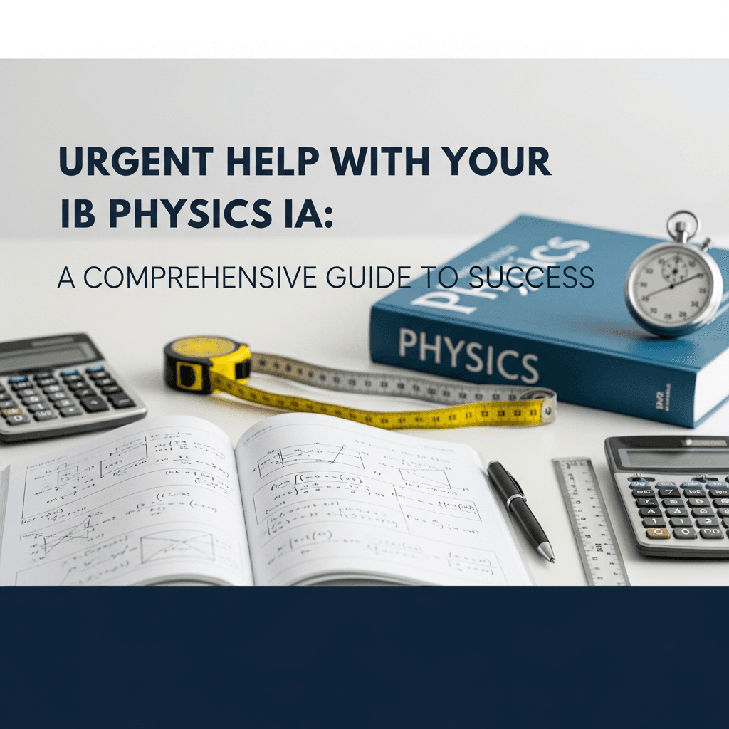 Urgent Help with Your IB Physics IA: A Comprehensive Guide to Success