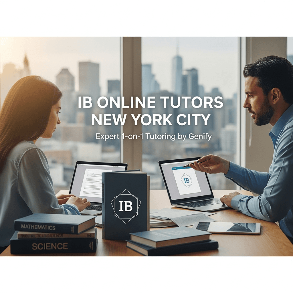 IB Online Tutors New York City - Expert 1-on-1 Tutoring by Genify